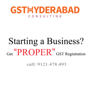 GST Registration by GST Hyderabad Consulting