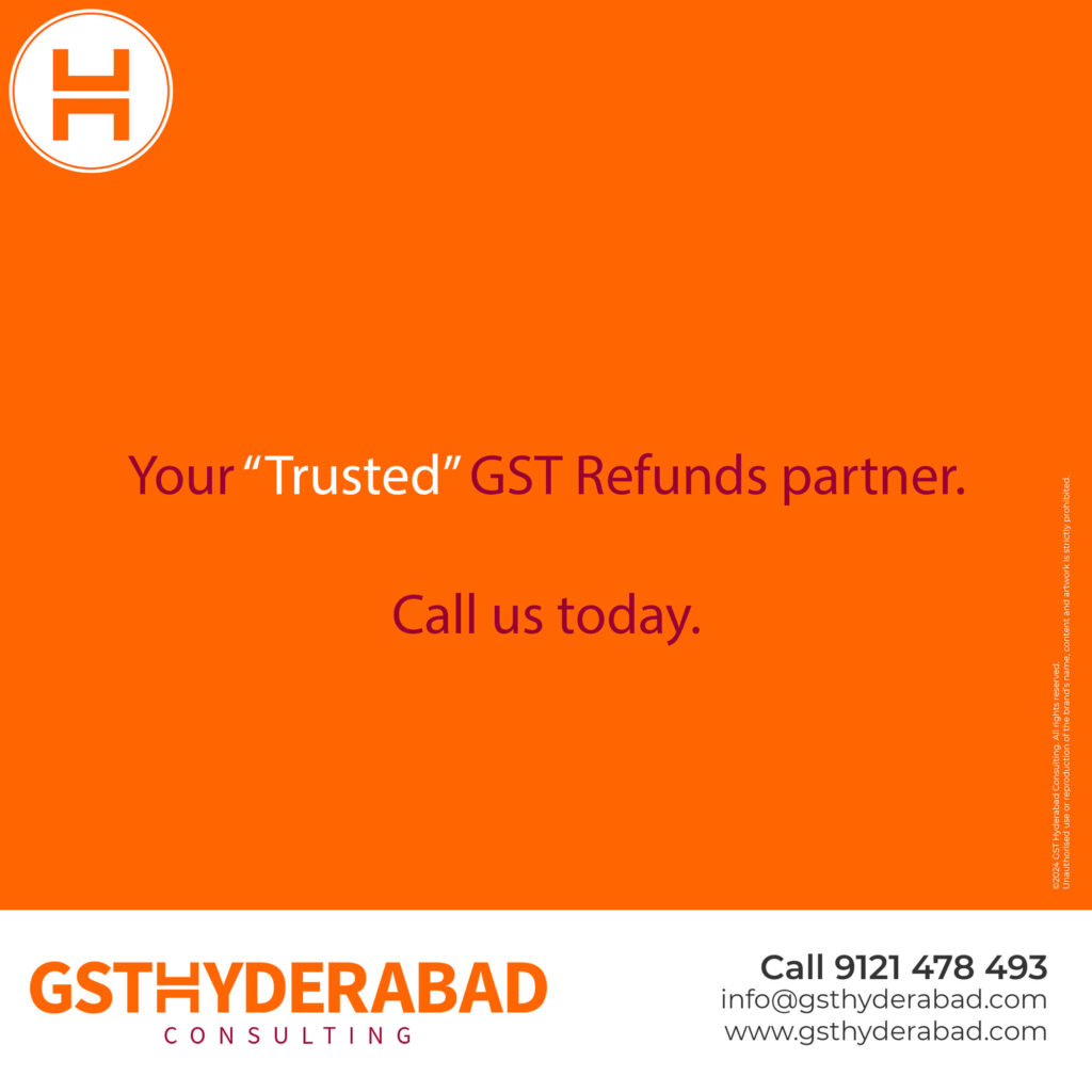 Get expert assistance with GST refunds, income tax refunds, and more in Hyderabad. Ensure timely and hassle-free refund processing with GST Hyderabad Consulting.